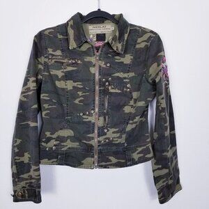 NESLAY CAMOUFLAGE BOMBER JACKET